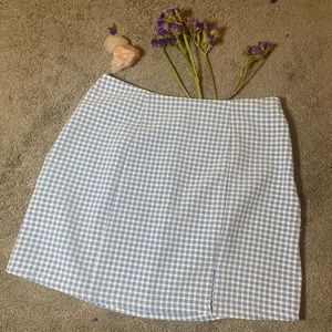 checkered mini skirt from Forever 21